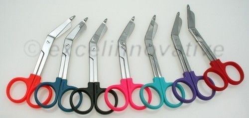Lot of 100 Bandage Scissors Assorted Colors, Surgical