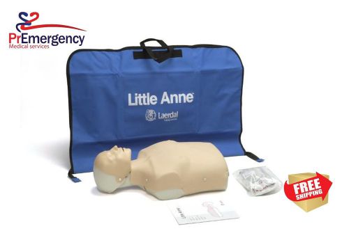 New CPR Laerdal Little Anne Manikin with Soft Pack Training Mat - Light Skin
