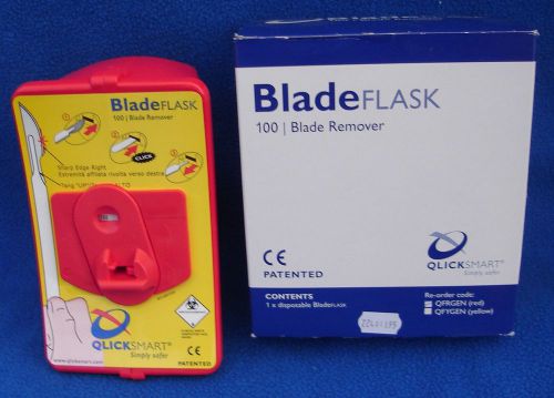 Lot of 3 qlicksmart bladeflask blade flask - model zfrgen - red - new in box for sale