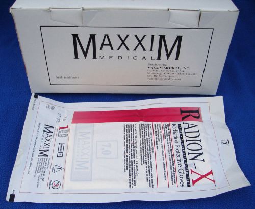 Lot of 20 Radion-X Radiation Protective Gloves - Maxxim Medical - 7 &amp; 7.5 - NEW