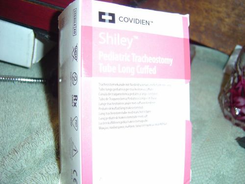 Covidien 6.0plc Shiley Pediatric Tracheostomy Tube Long Cuffed