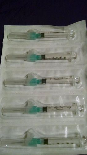 50 Kendall Monoject Magellan 3mL Syringe w/ Safety Needle (expired)