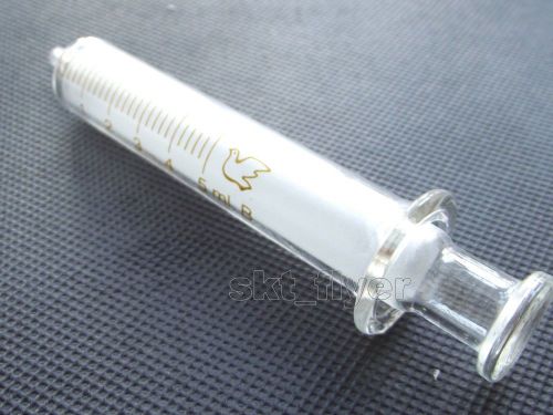 1pcs 5ml Glass syringes,  Glass Injector