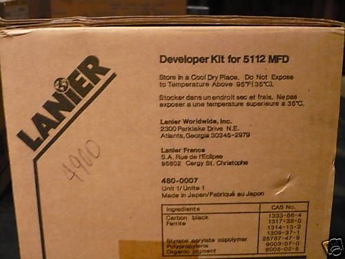 New OEM Lanier 480-0007 5112 MFD Developer Kit