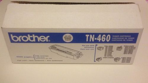 Genuine Brother TN-460 High Yield Toner Cartridge  New