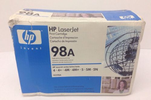 HP 98A LaserJet Print Cartidge (92298A) New in Box