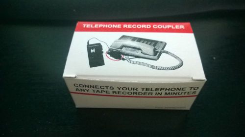 VEC TRX-20 TRX20 TRX 20 TELEPHONE RECORD COUPLER UNIT 3.5mm JACK -  unopened