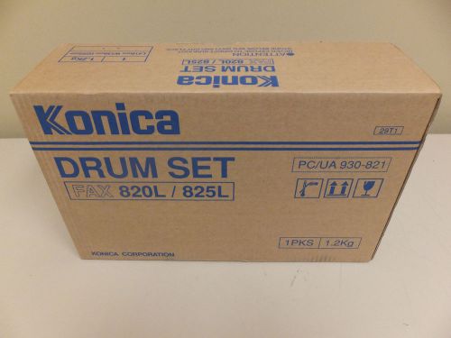 NEW KONICA DRUM SET FAX 820L / 825L OEM SEALED GENUINE PC/UA 930-821