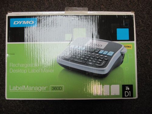 Brand New DYMO LabelManager 360D Rechargeable Desktop Label Maker