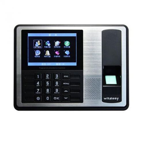A7-t tft biometric fingerprint attendance time clock machine tcp/ip network +usb for sale