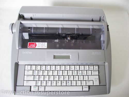 Brother SX-4000 Typewriter Electric Grey Portable Daisywheel LCD Word Dictionary