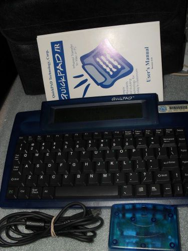 Blue QuickPAD &amp; wireless keyboard H45 Technology + infrared receiver
