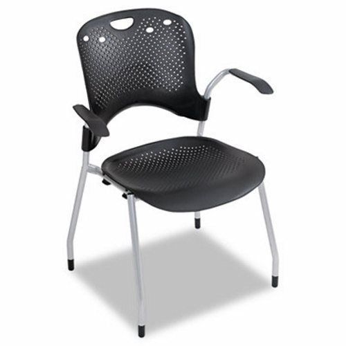 Balt Circulation Series Stacking Chair, Black, 25 x 23-3/4 x 34 (BLT34554)
