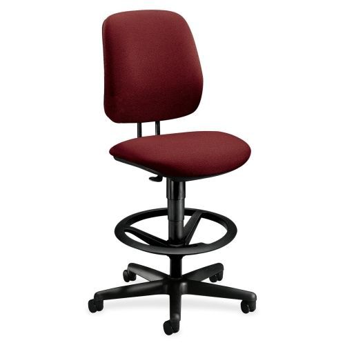 Hon 7705 pneumatic task stool - olefin burgundy seat - urethane for sale