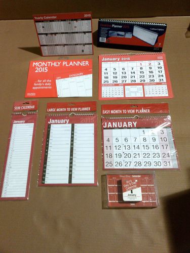 2015 CALENDAR  Wall Calendars-Desk Calendar-Slim-2015