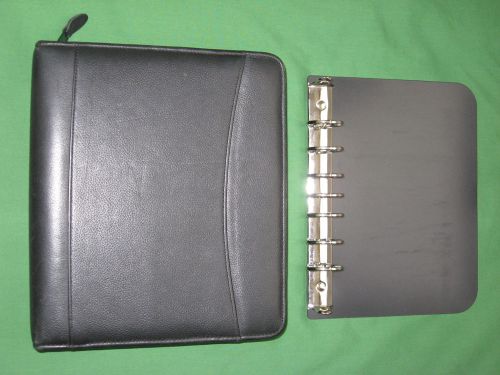 Classic removable 1.25&#034; rings leather franklin covey planner binder organizer 06 for sale