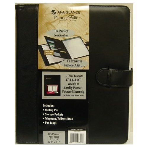 At-A-Glance Planner Folio Executive Planner 9 In.X 11 In. New
