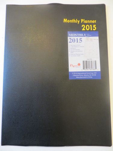 Monthly Planner Daily Appointments Adresses Paper Craft  2015