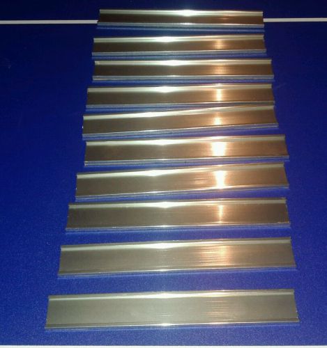 Metal Name Plate holders 1 1/8&#034; x 8&#034;