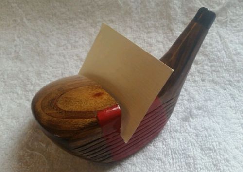 One (1) Wood golf club head - business card holder