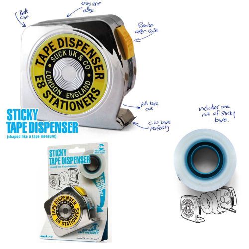 Suck UK Sticky Tape Dispenser Made with an ABS Casing
