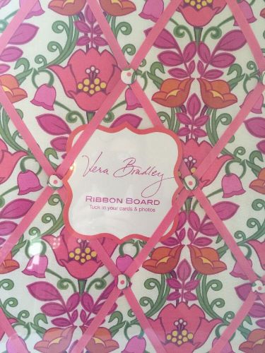 Vera bradley square ribbon board lilli bell pink. nwt. super cute! for sale