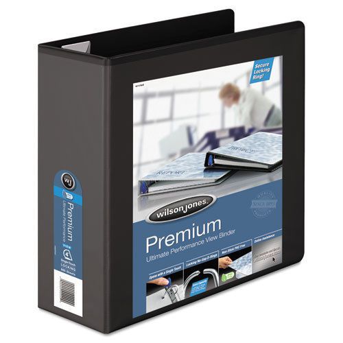 Ultra duty d-ring view binder with extra durable hinge, 4”, black for sale