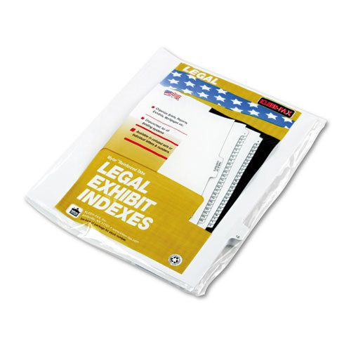 90000 Series Legal Exhibit Index Dividers, Side Tab, Printed &#034;18&#034;, 25/Pack