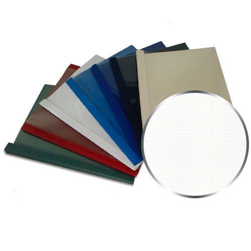 1/8&#034; Executive White Clear Front Thermal Binding Covers - 100pk Free Shipping