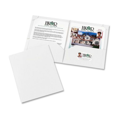 Avery 47761 2-Pocket Folder, Letter Size, 20 Sheet Capactiy, 10/PK, White
