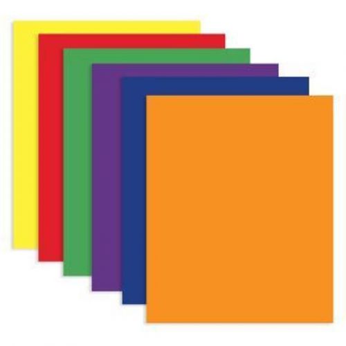 Assorted Color 2 Pockets Portfolio Folders Case Pack 100
