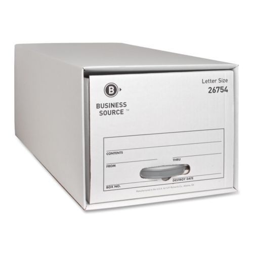 Business Source File Storage Drawer - Stackable - Light Duty - 10.3&#034; (bsn26754)