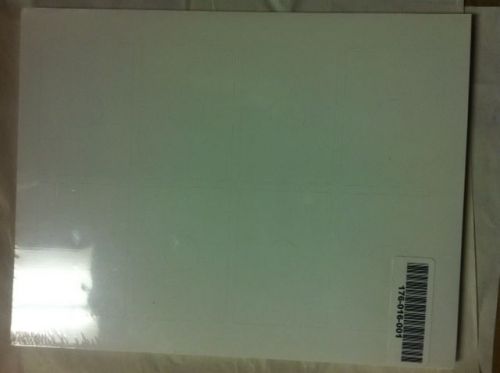 1 Pk 400 60x86mm Retangular Business Card CD-R Labels, Matt, 176-016-001