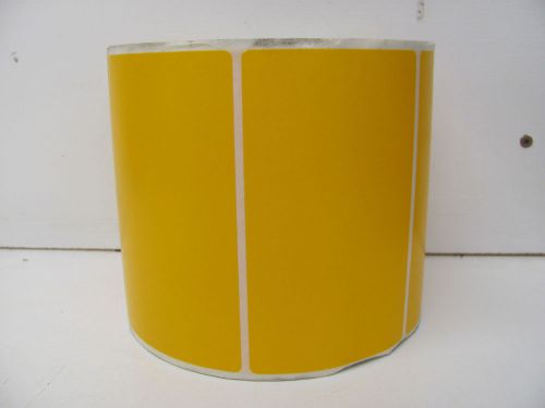 ASL KP122422 YELLOW LABELS ALMOST FULL ROLLS OF 1000 5&#034; X 3&#034;