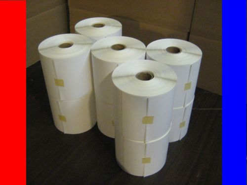 10 4x6 zebra direct thermal jumbo rolls 400/4000 labels  25 fragile labels free for sale