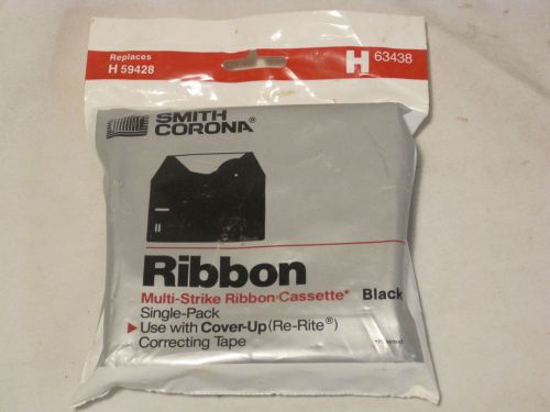 Smith Corona H 63438 replacement for 59428 Multi-Strike ribbon cassette black