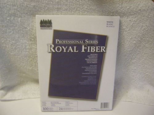 Wausau Papers Professional Series Royal Fiber White Paper, 8.5x11, 100 Sheets