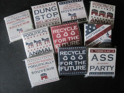 Poopoo Paper Poo-litical Collection Democrate &amp; Republican YOUR CHOICE of 1