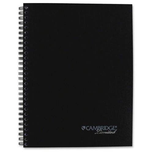Mead Action Planner Business Notebook - Ruled - 1 Each Black Cover (mea06122)
