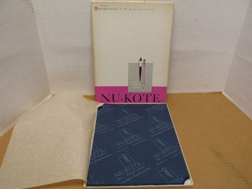 Nu-Kote  Blue Carbon Paper for all Typewriter 8 1/2 x 11 1/2 (100 sheets)