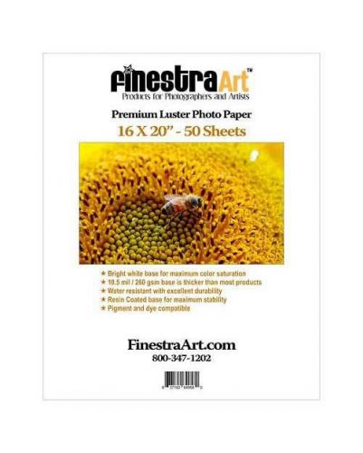 16&#034; x 20&#034; finestraart.com premium luster photo paper 50 sheets for sale
