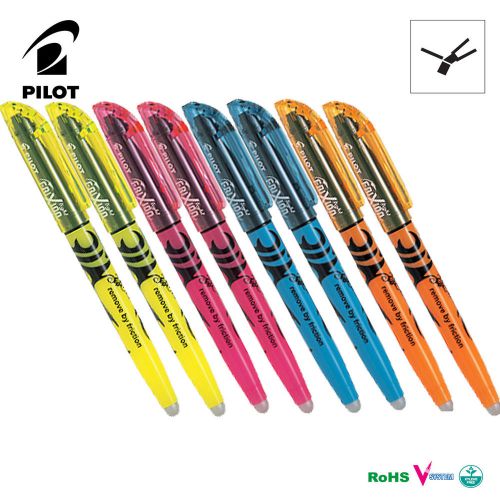 8 x pilot frixion erasable highlighter 4 colors free shipping with tracking nr for sale