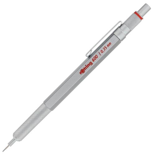 F/S NEW  Rotring 600 Mechanical Pencil Drawing 0.3mm Silver 502613 From Japan
