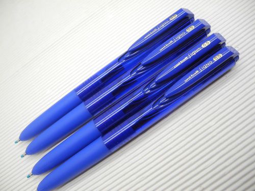 4pcs NEW Uni-Ball Signo UMN-155mm 0.5mm roller ball pen Blue(Japan)