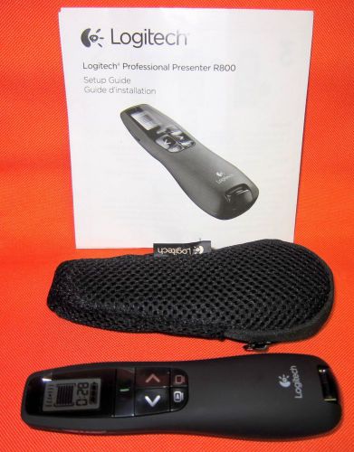 Logitech Professional R800 Presenter Green Laser Pointer 100ft Range! NEW!!