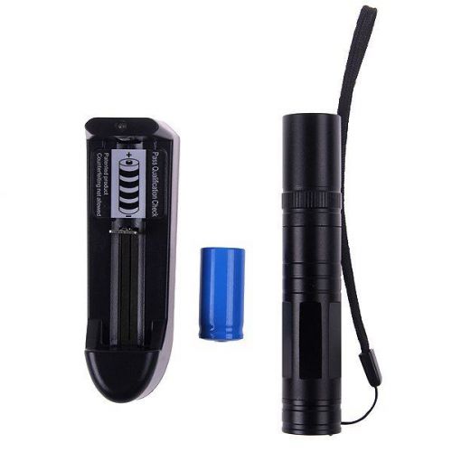 Green Military Laser Pointer Light Pen Beam High Power 5mw +16340 Battery Set