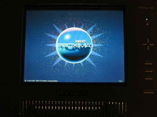 Proxima Ovation 920 XGA TFT LCD Projection Panel w Sync Converter, Cables, Case