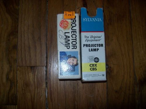 2 nos projector bulb/lamp cbx/cbs 120 volt 75 watt 50 hours filmstrip editor for sale