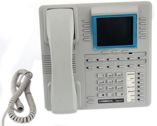 Comdial impact 8412s-pt platinum business office display speaker-phone 12-key for sale