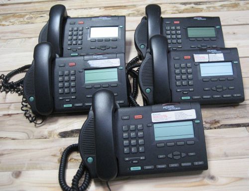 Lot of 5 Nortel Networks M3903 NTMN33FB70,office bussiness phone.